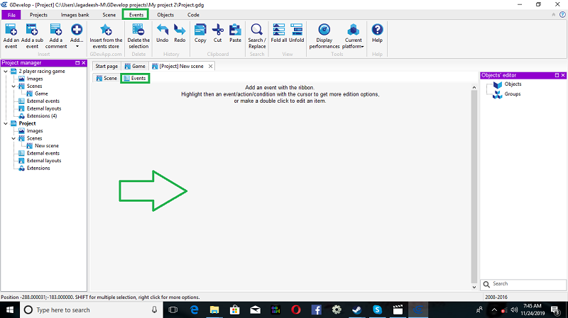 City Race 3D Game Build Using gdevelop